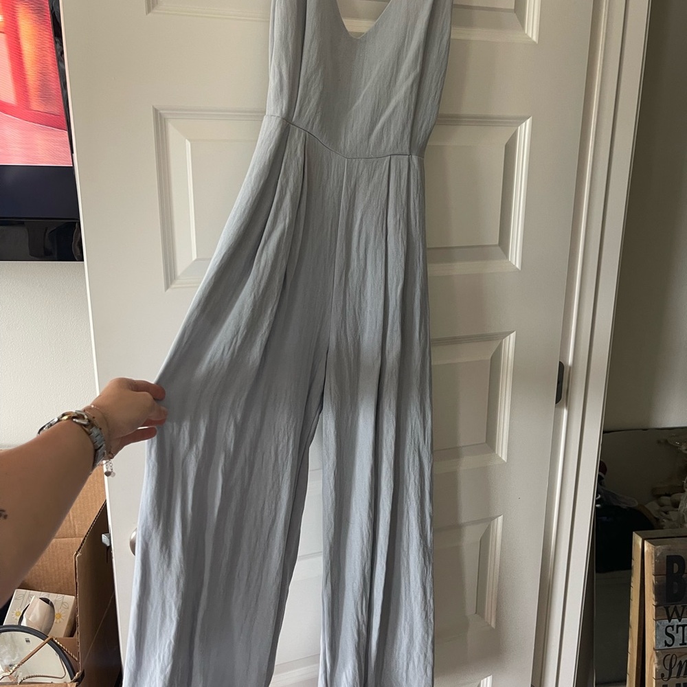 Elegant Gray Jumpsuit